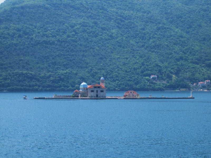 Our Lady of the Rocks island church on the Bay of Kotor